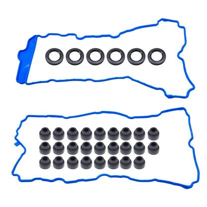 HiSport Engine Valve Cover Gasket Set - Compatible with Buick Allure Enclave Encore Lacrosse Cadillac ATS CTS SRX STS XTS GMC Acadia Canyon Terrain 1.4L 3.0L 3.6L 2008-2020 - Replace VS50808R