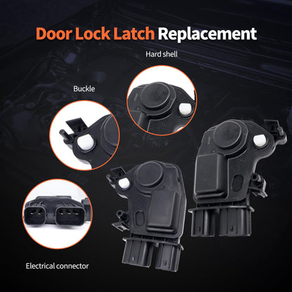 HiSport 72155-S5P-A11 Door Lock Actuator Motor Front Left & Right - Compatible with Honda Accord 2003-2007 Civic 2001-2005 CR-V 2002-2006 Odyssey 2005-2009 Pilot 2003-2008 Acura RSX 2002-2006