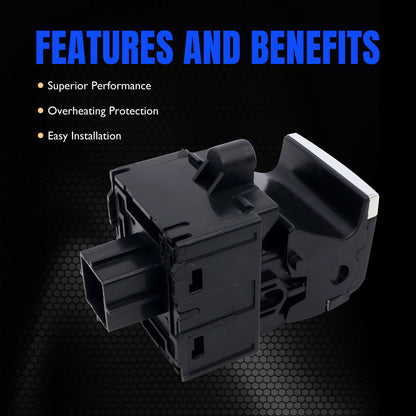 HiSport Electronic Auto Hand Brake Button Parking Switch Compatible with 2016-2018 Honda Civic Direct Replacement for OEM Part #35355-TBA-A01