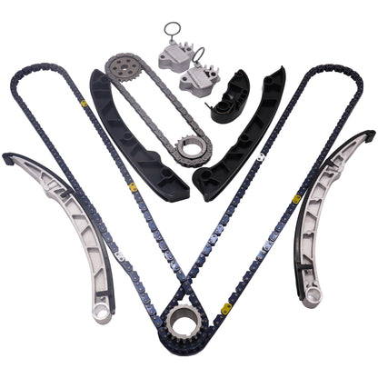 HiSport Timing Chain Kit - Compatible with LAND ROVER LR4/RANGE ROVER/RANGE ROVER SPORT 2010-2015, 3.0L V6/5.0L V8 Engine,replaces LR051013 LR051008 LR051011 LR051012 LR032048 LR051008