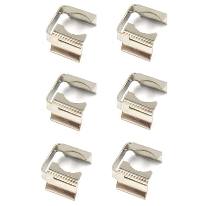 HiSport Universal Fuel Injector Metal Retaining Clip Retainer Kit 6PCS Fit EV1