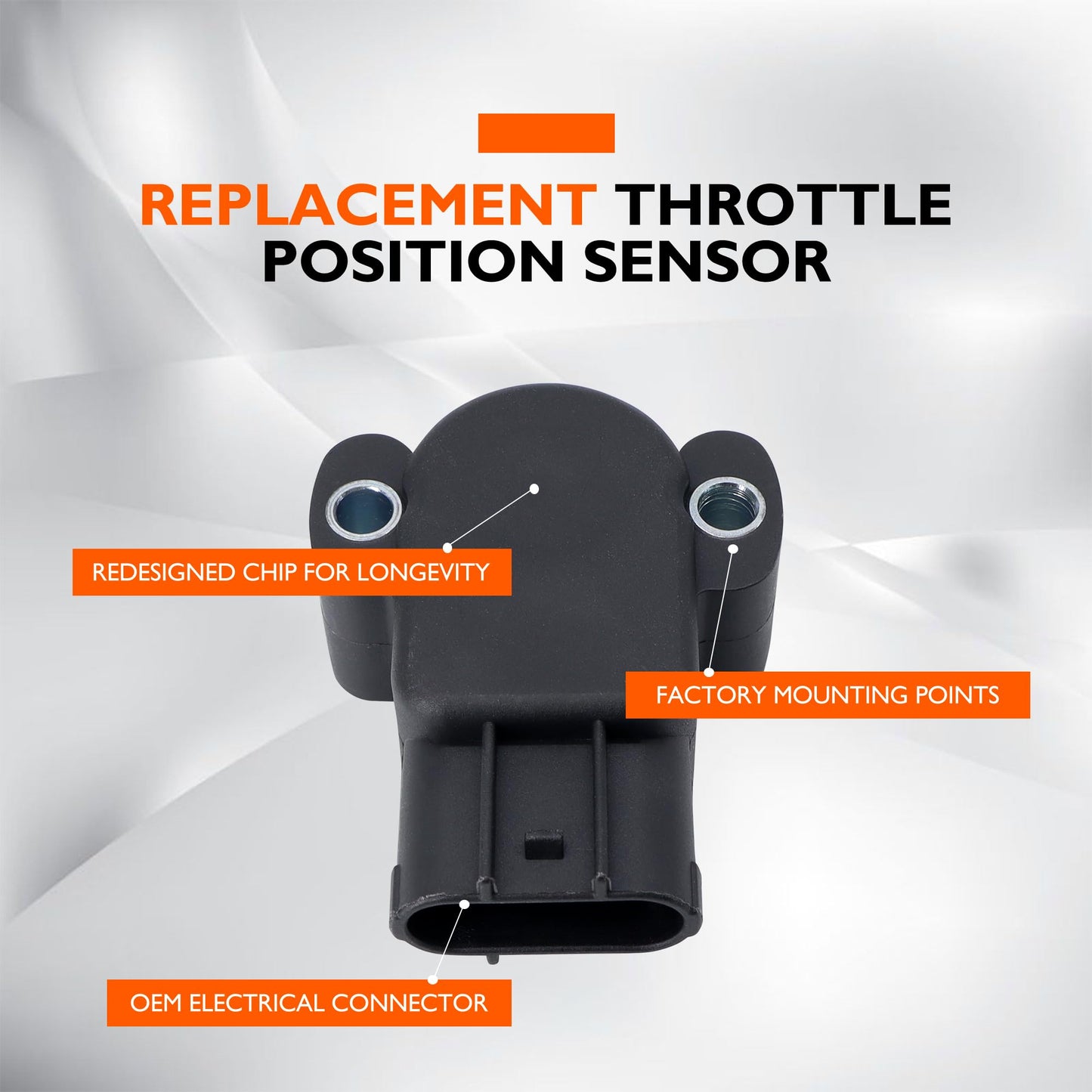 HiSport 699-200 Accelerator Pedal Position Sensor - Compatible with Ford F-250 HD 1997 F-350 1996-1997 F-Super Duty 1996-1997 F-250 1996 7.3L V8