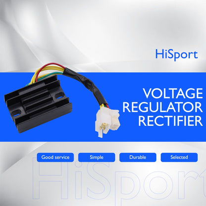 HiSport 32800-05300 Voltage Regulator Rectifier Compatible with Arctic cat 250 2x4 1999, 2000, 2001, 2002, 2003 4x4 2001, 2002, 2003 300 2x4 1998, 1999, 2000, 2001 4x4 1998, 1999, 2000, 2001