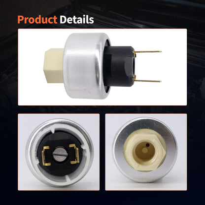 HiSport A/C Clutch Cycle Switch - Compatible with Buick Century Electra Chevrolet Astro Bel Air GMC C1500/C2500 Pickup Pontiac 6000 Acadian Bonneville Replaces SW 1122C