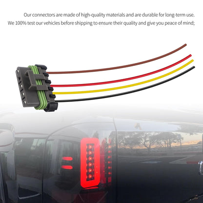 HiSport 15305873 Truck Tail Light Circuit Board Connector Compatible with Cadillac Escalade, Chevrolet Blazer C1500 Pickup Suburban Silverado 1500 Tahoe, GMC Jimmy Sonoma, Oldsmobile Bravada