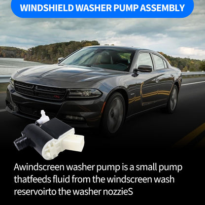 HiSport 98510-2v100 Windshield Wiper Pump - Compatible with Hyundai Santa Fe XL 2019 Santa Fe 2013-2018