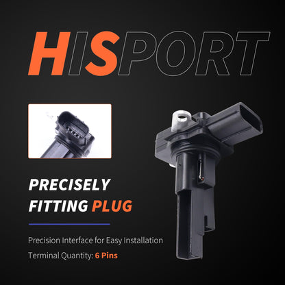 HiSport MAF Mass Air Flow Sensor - Compatible with Subaru Forester Impreza Legacy Replaces 22680AA380 22680AA38A 336-50129 336-50130