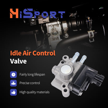 HiSport IAC Idle Air Control Valve With Gasket Compatible with Honda Accord 2.3L EX LX SE DX 1998-2002 Replace 36460PAAL21 AC271
