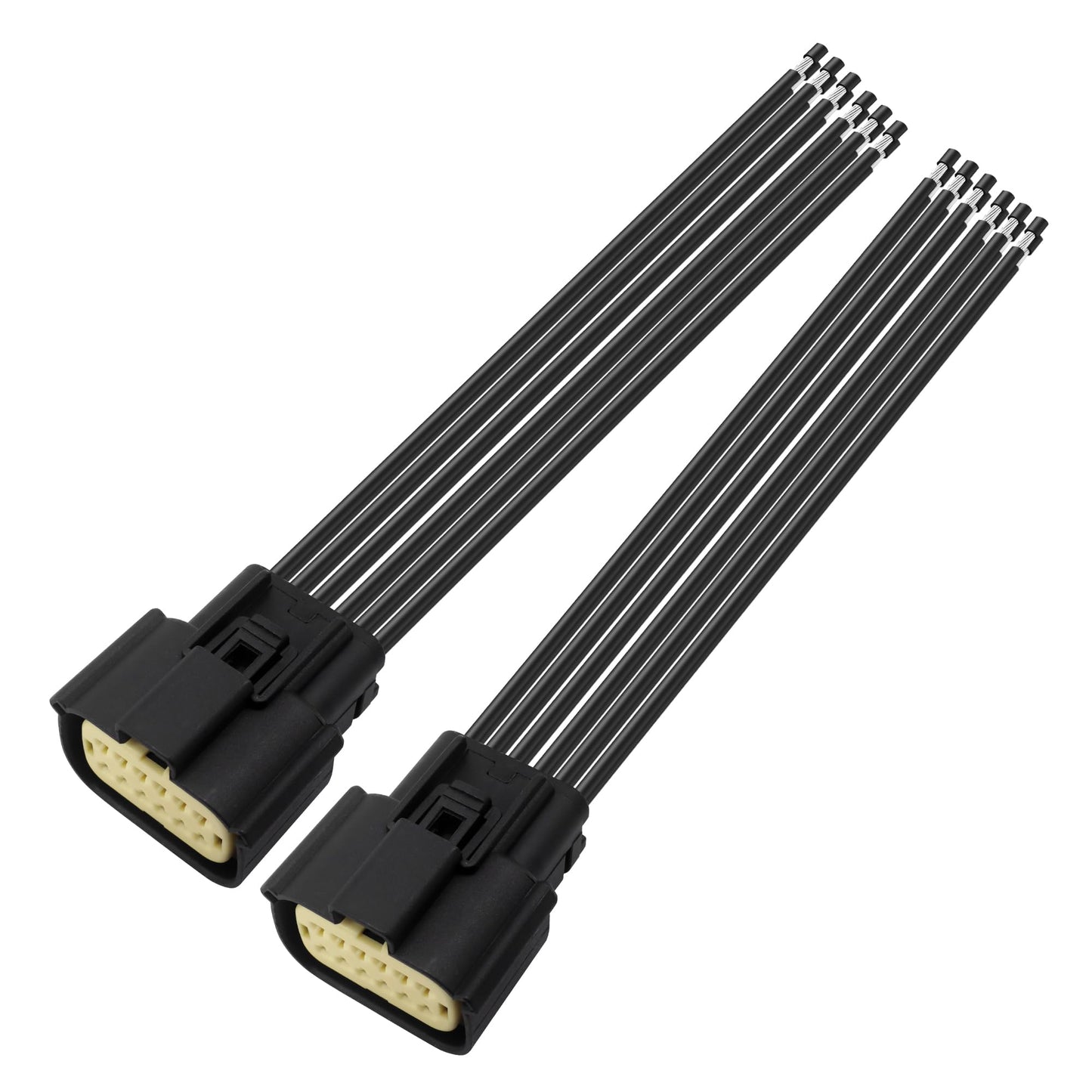 HiSport 68364272AA 2PCS Halogen Headlight Connector Harness Pigtail Compatible with Dodge Charger 2015-2018