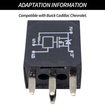 HiSport Relay 4 Pins Headlight A/C Relay Compatible with Chevrolet GMC Buick Replacement for 1R1944 RY560 13506836 601-238 15016745, 2PCS