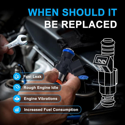 HiSport Fuel Injector 0280158233 5184085AC 1PCS Compatible with Chrysler Dodge Ram Jeep Bosch 3.6L