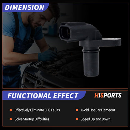 HiSport Transmission Speed Sensor - Compatible with Lexus GS300 GS400 GS430 IS300 Toyota 4Runner Land Cruiser Sequoia Replaces 89411-50010 8941150010 13-0223 240-1061