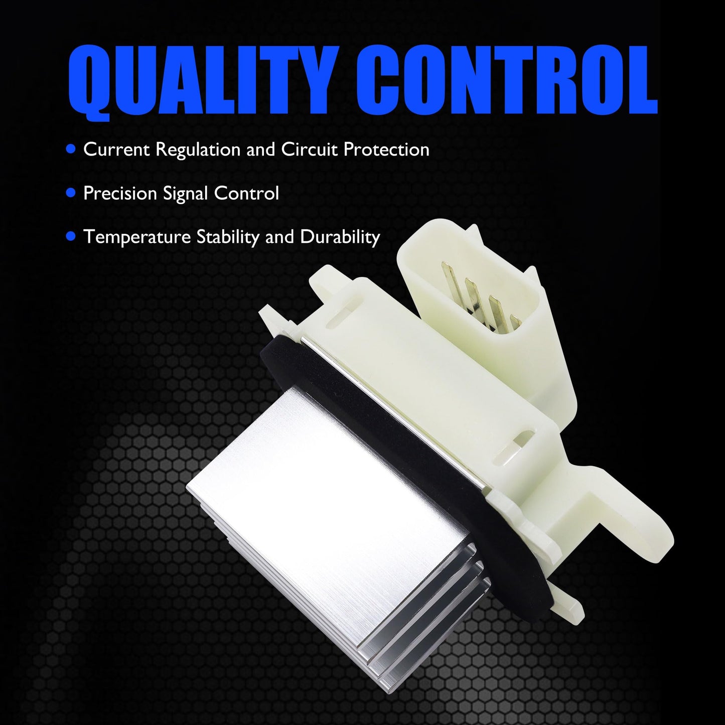 HiSport HVAC Blower Motor Control Module Resistor YH-1829 BL3Z-19E624-A Compatible with Ford F150 2009-2014, Expedition 2009-2014, Replacement for Lincoln Navigator 2009-2017 Auto Temp Control