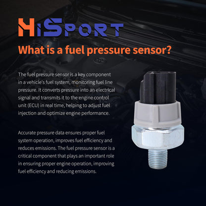 HiSport 83530-60020 Oil Pressure Switch Sensor - Compatible with Chevy Geo Lexus Pontiac Scion Subaru Toyota Prizm CT200h ES300 ES300h ES330 ES350 GS F GS300 GS350 1993-2016 - Replace 37241-RNA-A01
