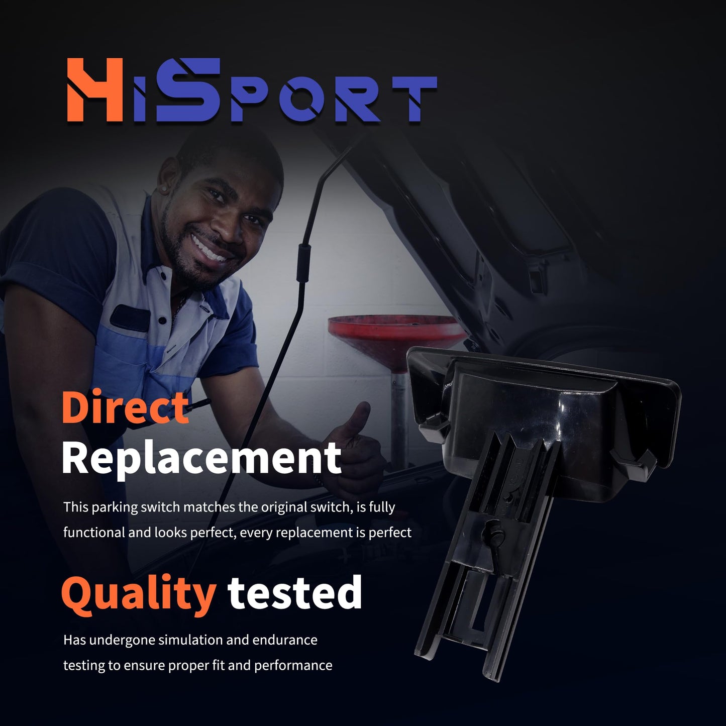 HiSport A2044270020 Brake Release Handle- Compatible with Mercedes-Benz C E CLS GLK Class X204 W204 W207 W218 W212 2008-2016