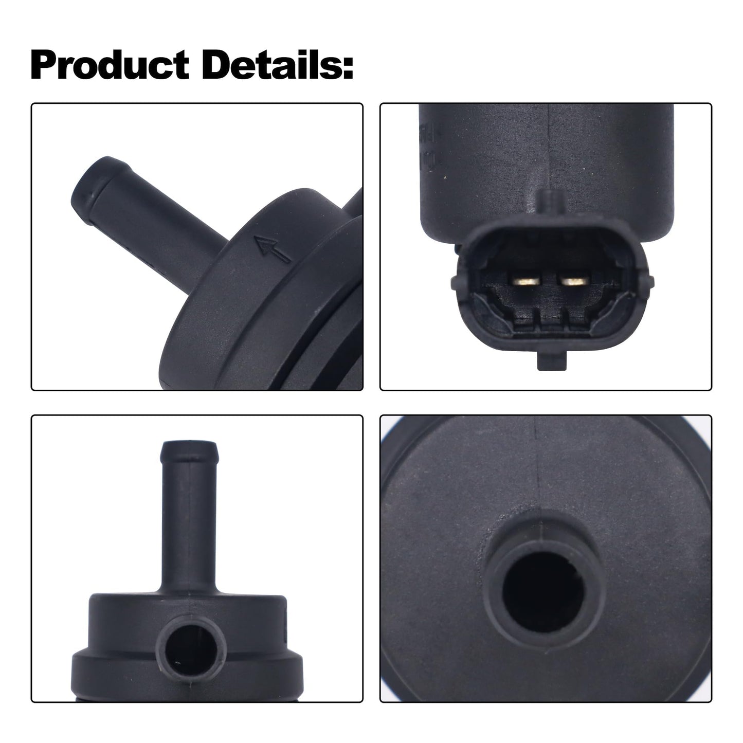 HiSport Vapor Canister Purge Valve Solenoid 28910-3C200 Compatible with 2010-2014 Hyun-dai Kia 1.6L 3.3L 3.5L 3.8L