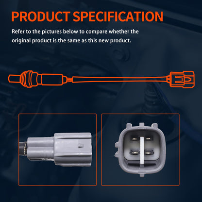 HiSport Oxygen Sensor Compatible with Subaru Outback 2001,2002, 2003, 2004, Toyota Camry 2000, 2001, 2002, 2003 Solara 2000-2003 Replaces 250-54002