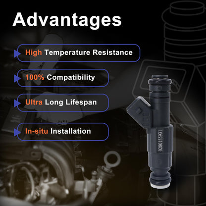 HiSport 8 Fuel Injectors 0280155931 Compatible with GM Cadillac Chevrolet Pontiac Cts V Camaro Corvette Z06 Firebird Gto 5.7L 1997-2005,VIN G & S