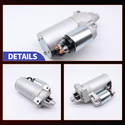 HiSport 2509808 Starter Motor 12V 0.8Kw 10-Tooth - Compatible with Kohler Engine Models 15HP 16HP 17HP 18HP 19.9HP 20HP 21HP 23HP 25HP 27HP 28HP 30HP 31HP - Replace 2509821S 2509811S