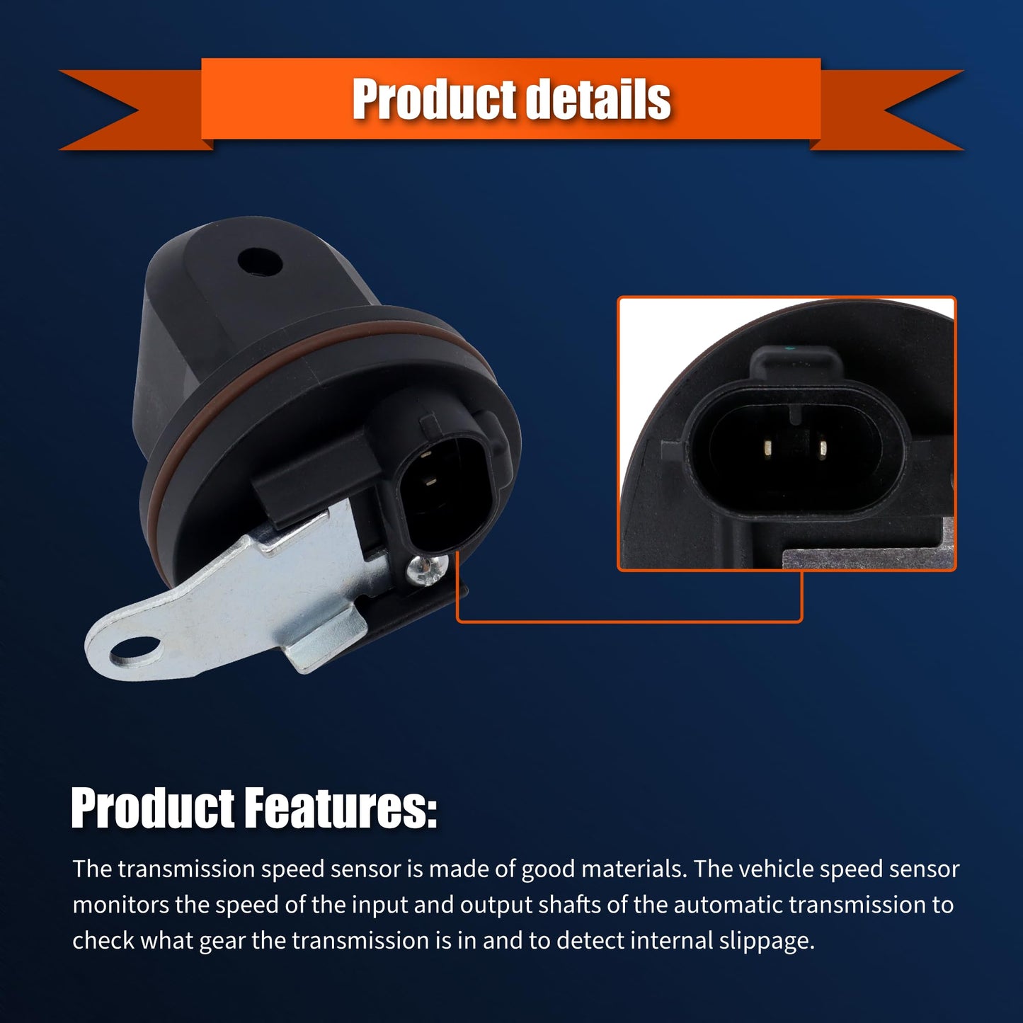 HiSport VSS Output Speed Sensor 24232617 - Compatible with Nissan Cube 2009-2014 NV200 2013-2016 Sentra Versa 2007-2012 - Replace 8673299