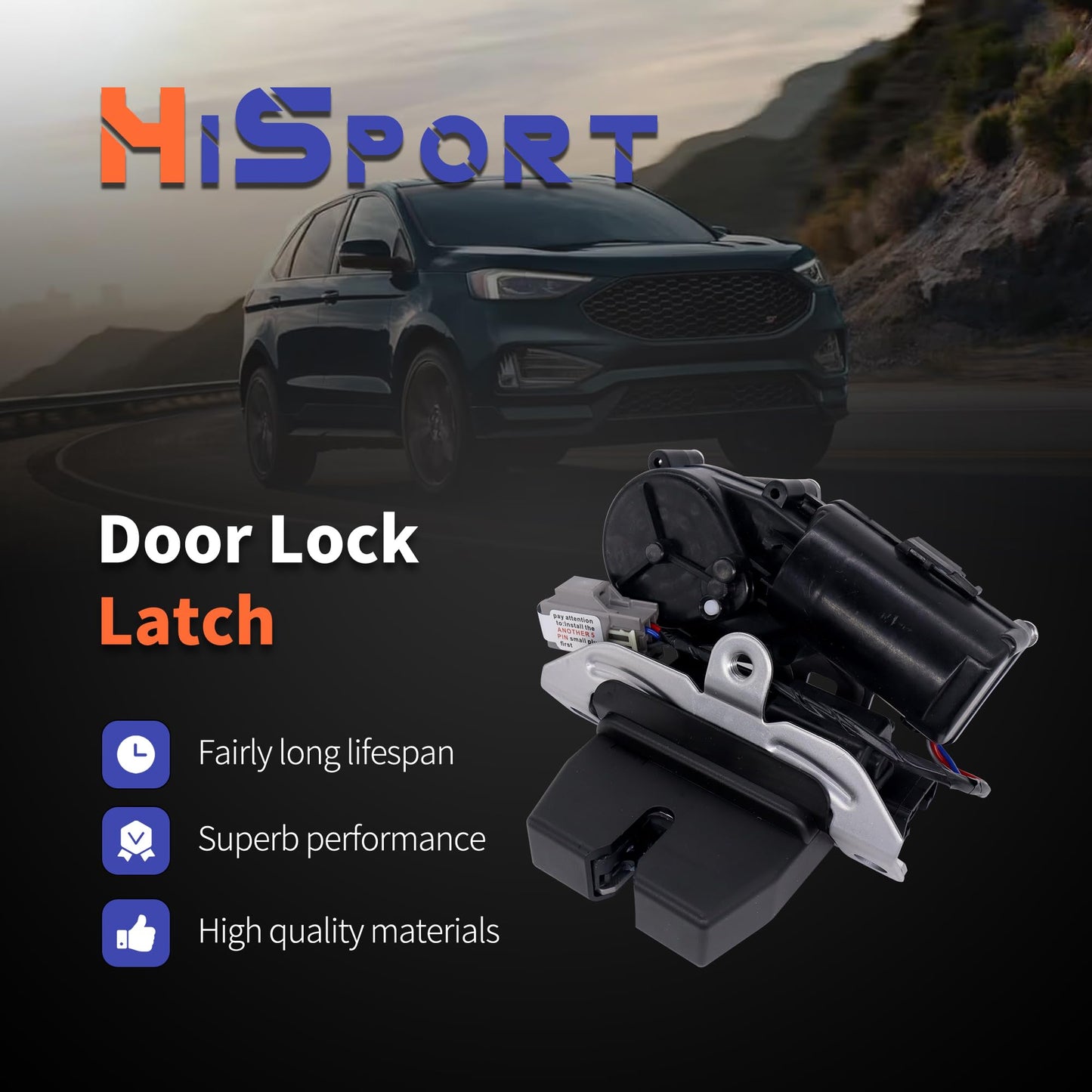 HiSport Liftgate Hatch Lock Latch Actuator GJ5Z-7443150 - Compatible with Ford Edge Escape Expedition Compatible with Lincoln MKX Nautilus Navigator 2015-2022 1.5L 2.0L 2.5L 2.7L 3.5L 3.7L