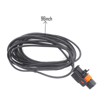 HiSport WPALT41 Billet 96" Resistor Wire Pigtail Converts 12v to Signal - LS Gen IV and LT Gen V - 2 pin Alternators 160A Compatible with 1999 and Newer GM LS Series Engines