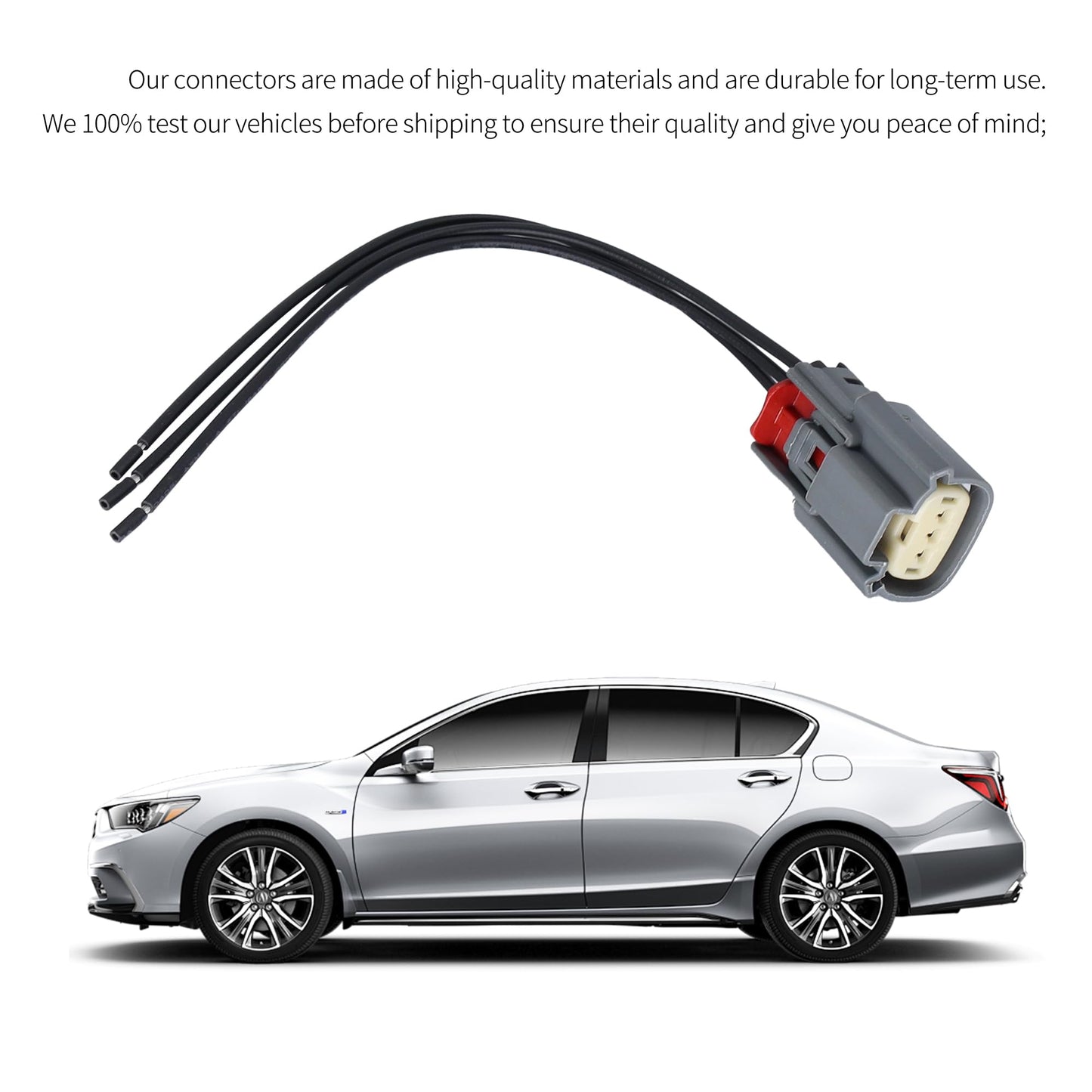 HiSport Ignition Coil Harness Connector WPT1284 Compatible with Ford F-150 2011-2014,Replacement for Ford Explorer F-150 Flex Lincoln MKT Navigator 3.5 V6 Engine Repalce CU2Z-14S411-AFA 2PCS