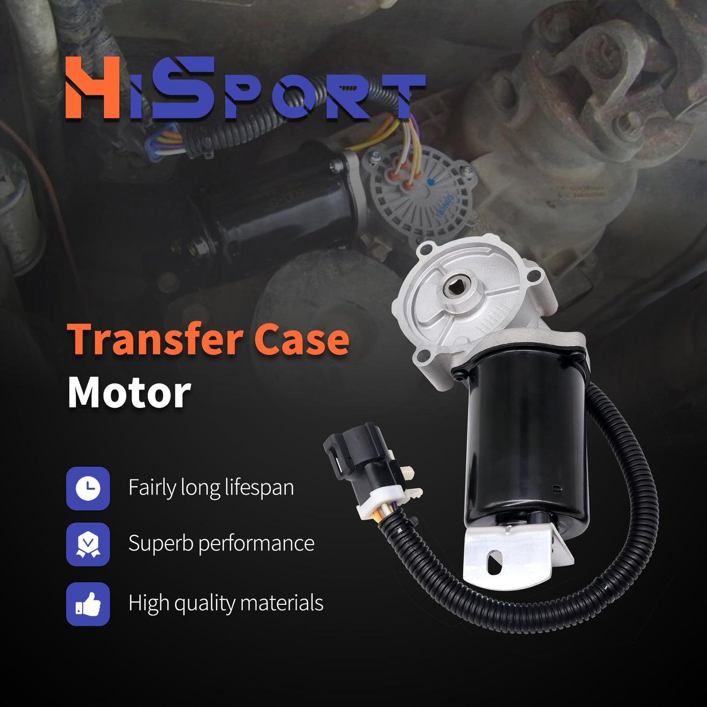HiSport 600-807 Transfer Case Motor - Compatible with Mazda B2300 1995-1997 B2500 1998-2001 B3000 1995-2003 B4000 1995-2004 Compatible with Ford Explorer Sport 2003 Explorer Sport Trac 2003-2005