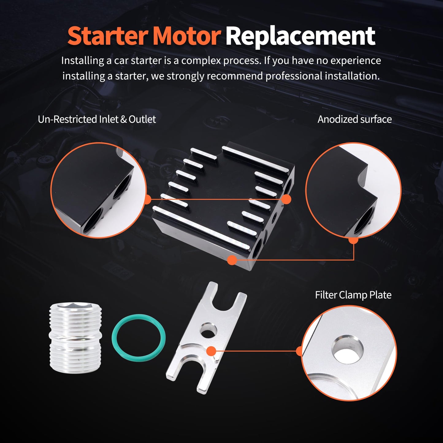 HiSport 310-005-2464 Thermal Bypass Valve Upgrade Kit - Compatible with Ram 6.7L Cummins Diesel with 68RFE or Aisin S69RC Transmission Replaces ?3100052464