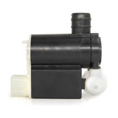 HiSport Windshield Washer Pump 98510-2V100 - Compatible with Hyundai Kia 2005-2017 - Replaces 98510-1F100 98510-25100 98510-2L100 98510-2C100 201525-232316G