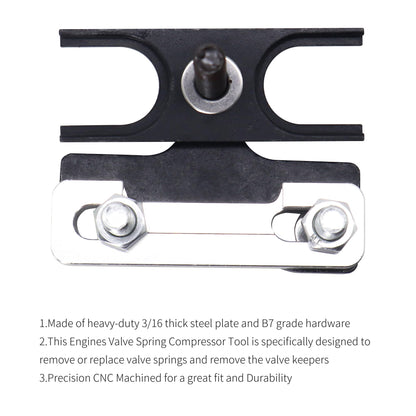 HiSport 67605 LS Valve Spring Compressor Tool Compatible with LS1 LS2 LS3 LS6 Chevy LSX Camaro Corvette Trans am GTO G8 CTS V Trucks 4.8L 5.3L 5.7L 6.0L 6.2L Engine