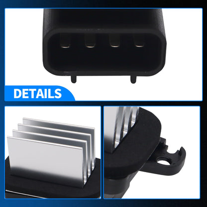 HiSport 27151ZQ00A HVAC Heater Blower Motor Fan Resistor with Harness Compatible with Infiniti QX56 QX80 Compatible with Nissan Armada Quest,27151-ZT00A 27151-ZM70A 27151-ZQ00A RU792 JA1808 4P1686