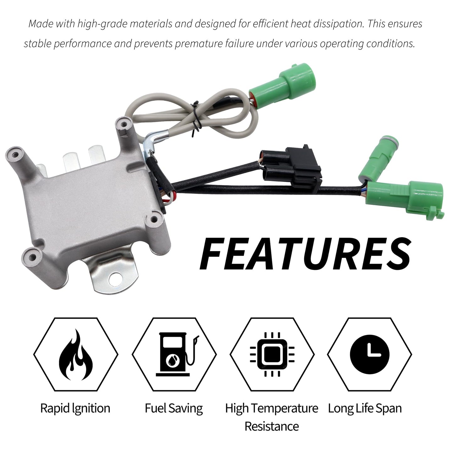 HiSport Ignition Control Module Igniter Assy - Compatible with Toyota 4Runner 1984,Pickup 1984 1985 1986 1987 988 Replacement for 8962035200 89620-35140