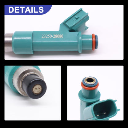 HiSport Fuel Injectors 23250-28080 Compatible with Toyota Matrix Highlander RAV4 Solara,Replacement for Scion TC XB 2.4L L4