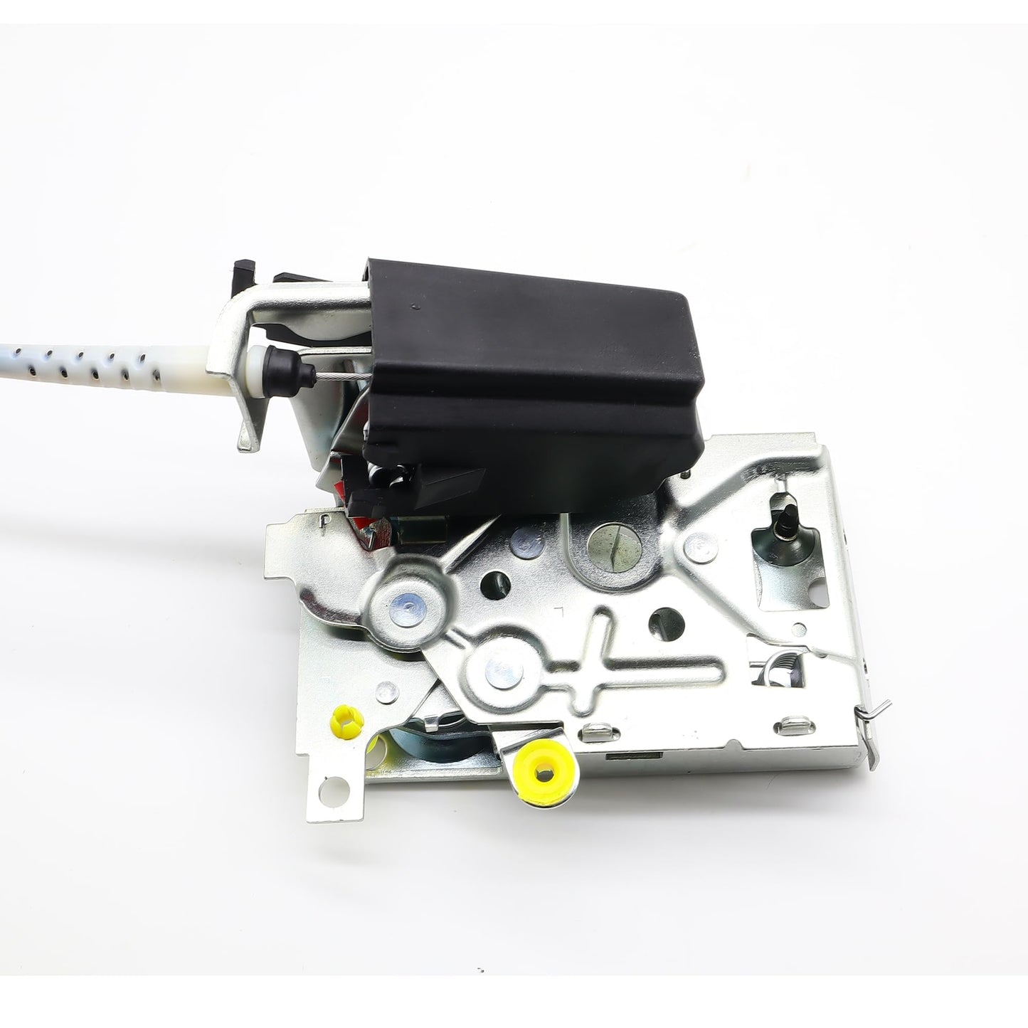 Hisport F4TZ-15219A65-A Door Latch Lock Assembly Front Left Driver Side - Compatible with 1992-1998 Ford F350 F250 F150 Bronco LH Side Power Door Latch Lock Actuator Motor Cable Rod Kit