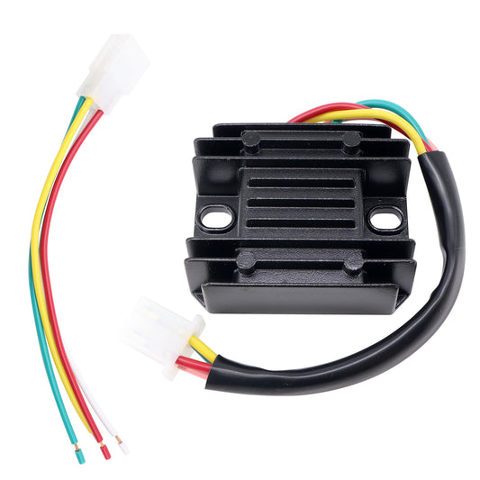 HiSport 4 Wires Voltage Regulator Rectifier - Compatible with Boat Scooter Motorcycle ATV GY6 50 150cc