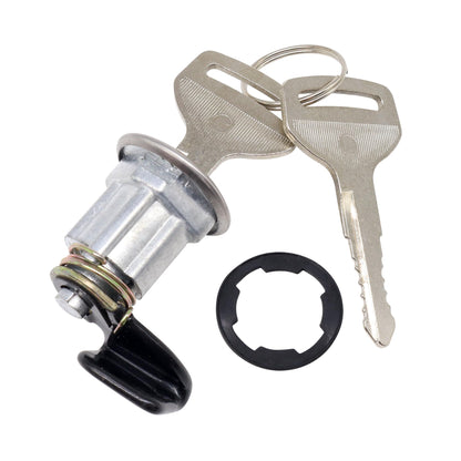 HiSport Fuel Door Lock Cylinder w/Key Set Compatible with Toyota Tacoma 1995-2004 Fuel Tank Lock Cylinder Fuel Filler Lid Door Gas Replace 69058-35140 69058-26030
