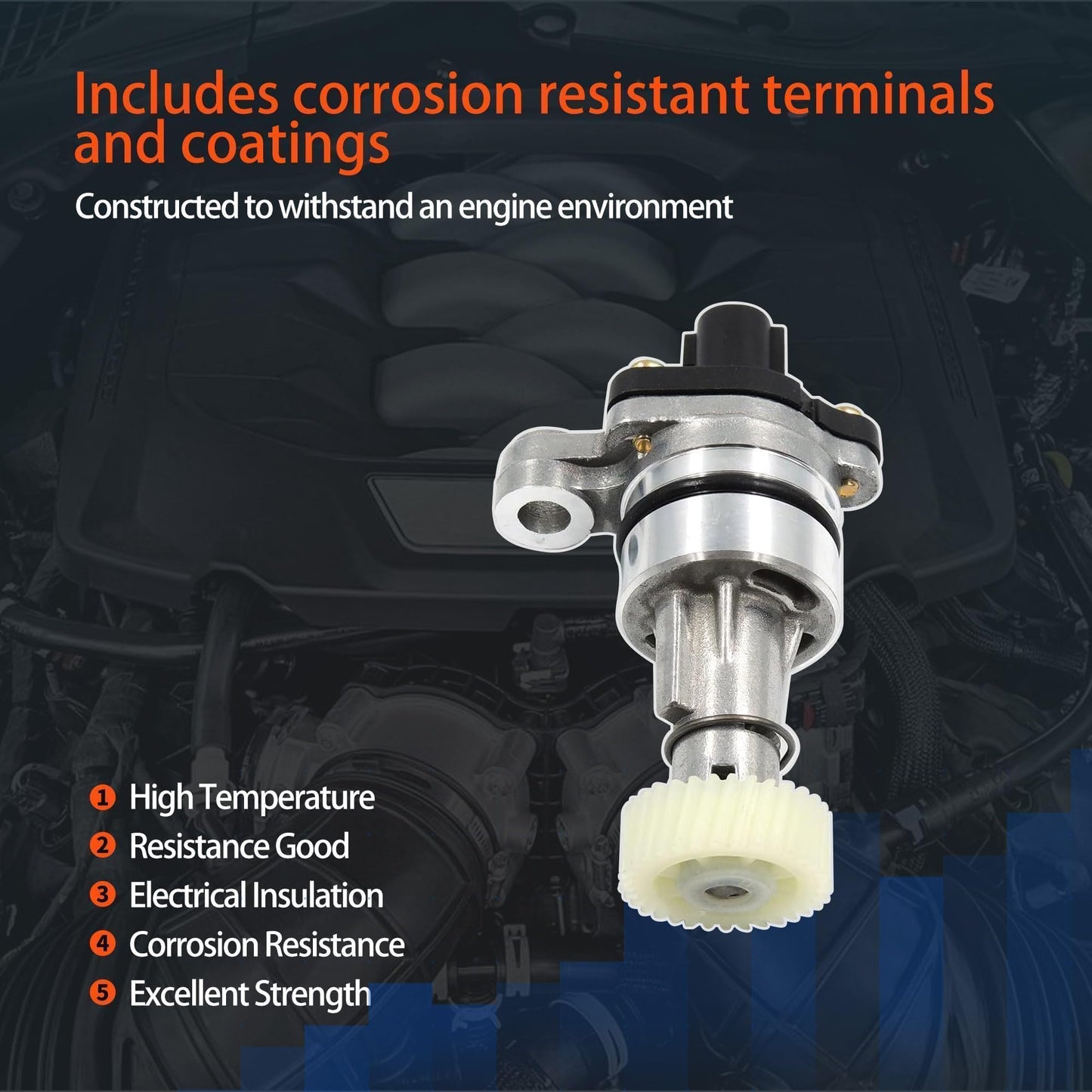 HiSport Transmission Speed Sensor 83181-12020 3Pin - Compatible with Chevrolet Geo Lexus Pontiac Toyota Prizm LX470 4Runner Camry Celica Corolla Echo Land Matrix RAV4 Sequoia T100 Tundra 1990-2012