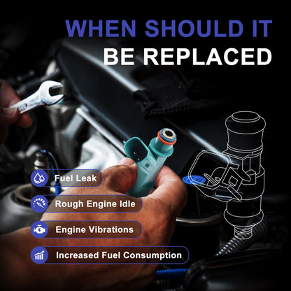 HiSport Fuel Injectors 23250-28080 Compatible with Toyota Matrix Highlander RAV4 Solara,Replacement for Scion TC XB 2.4L L4