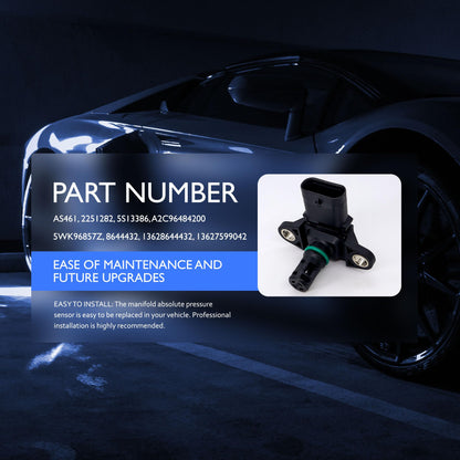 HiSport MAP Manifold Absolute Pressure Sensor - Compatible with BMW 135I 135IS 228I 320I 328I 335I 428I 435I Replaces 13628644432 13627599042 5WK96857Z