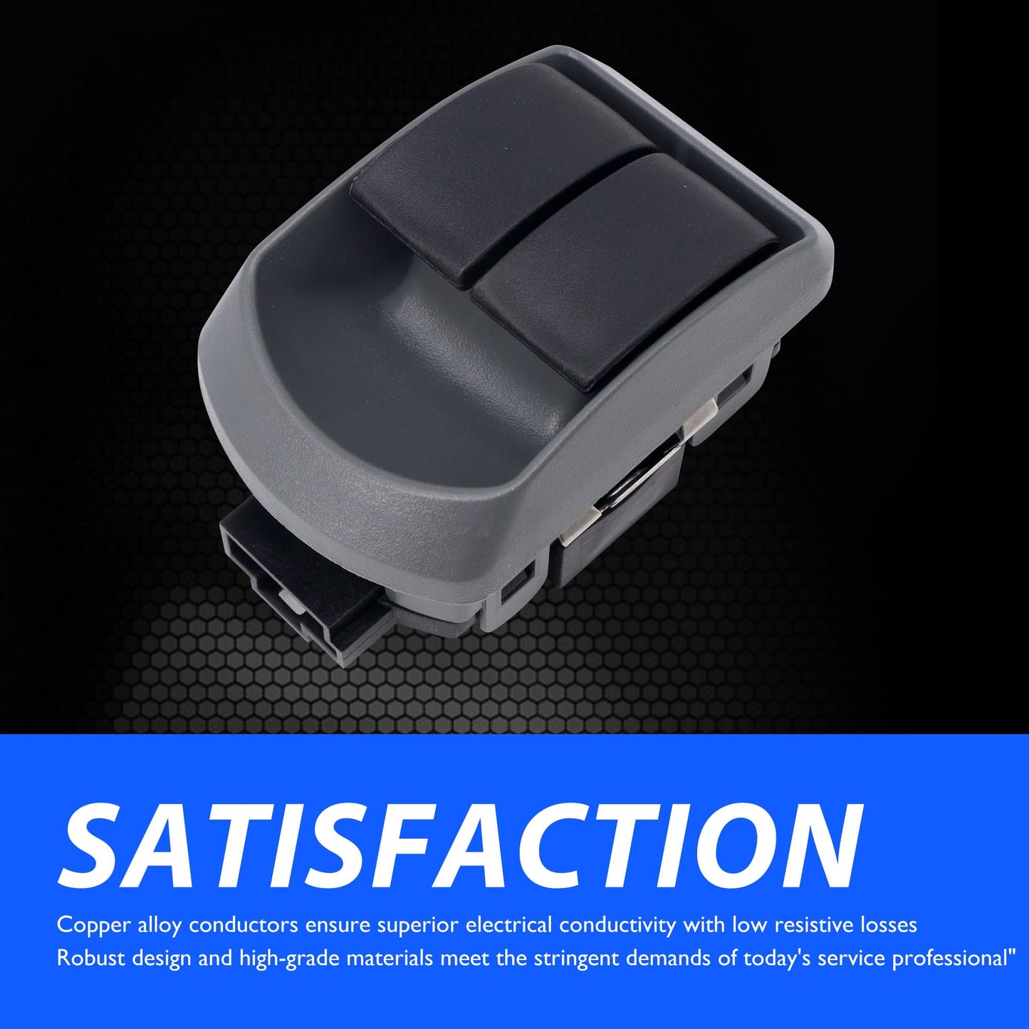 HiSport Dual Electric Window Switch - Compatible with Paccar Kenworth Vehicles Glasses Controller Window Lift Replace P27-1069