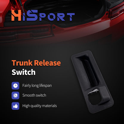 HiSport Rear Tailgate Handle Release Trunk Switch - Compatible with Kia Sportage Replaces 81260-D9010 81260-D3510