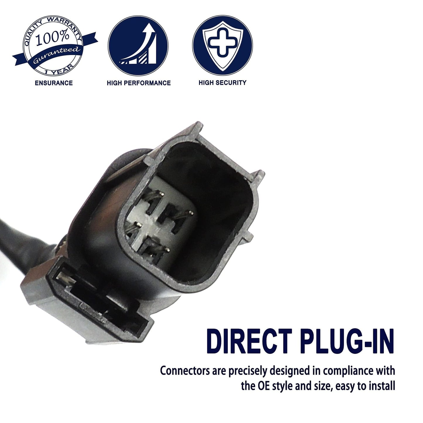 HiSport 250-24785 Oxygen Sensor Compatible with Acura MDX 2007-2020 RDX 2007-2024 RL 2009-2012 RLX 2014-2020 TL 2007-2014 TLX 2015-2020 TSX ZDX, Honda Accord Crosstour Odyssey Passport Pilot Ridgeline