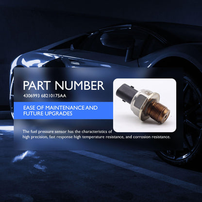 HiSport Fuel Rail Pressure Sensor - Compatible with RAM 2500 3500 2013-2015 6.7L - Replace 68210175AA