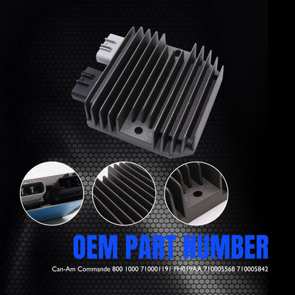 HiSport Voltage Regulator Rectifier Compatible with Can-Am Commander 1000 800 800R Max 1000 Max 800R,Defender HD10 1000 HD8 800,Maverick 1000R, Outlander 1000 500 DPS 500 XT,Renegade 1000 710001191