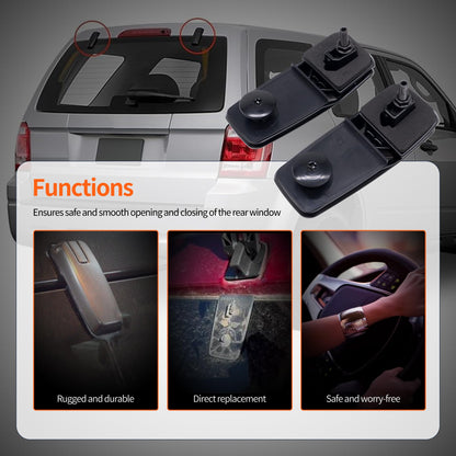 HiSport Rear Window Hinge Liftgate Glass Hinge Set Right & Left Pair - Compatible with Ford Escape 2008-2012 Mercury Mariner 2008-2011 Mazda Tribute 2008-2011 - Replace 8L8Z78420A68C 8L8Z78420A68D