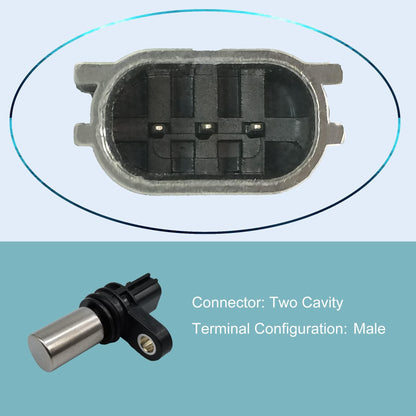 HiSport PC464 Chankshaft Camshaft Position Sensor Compatible with Nissan Altima 2001-2006, Frontier 2005-2018, NP300 2009-2019, NP300 Frontier 2019, NV350 Urvan, Sentra, Urvan, X-Trail, Suzuki Equator