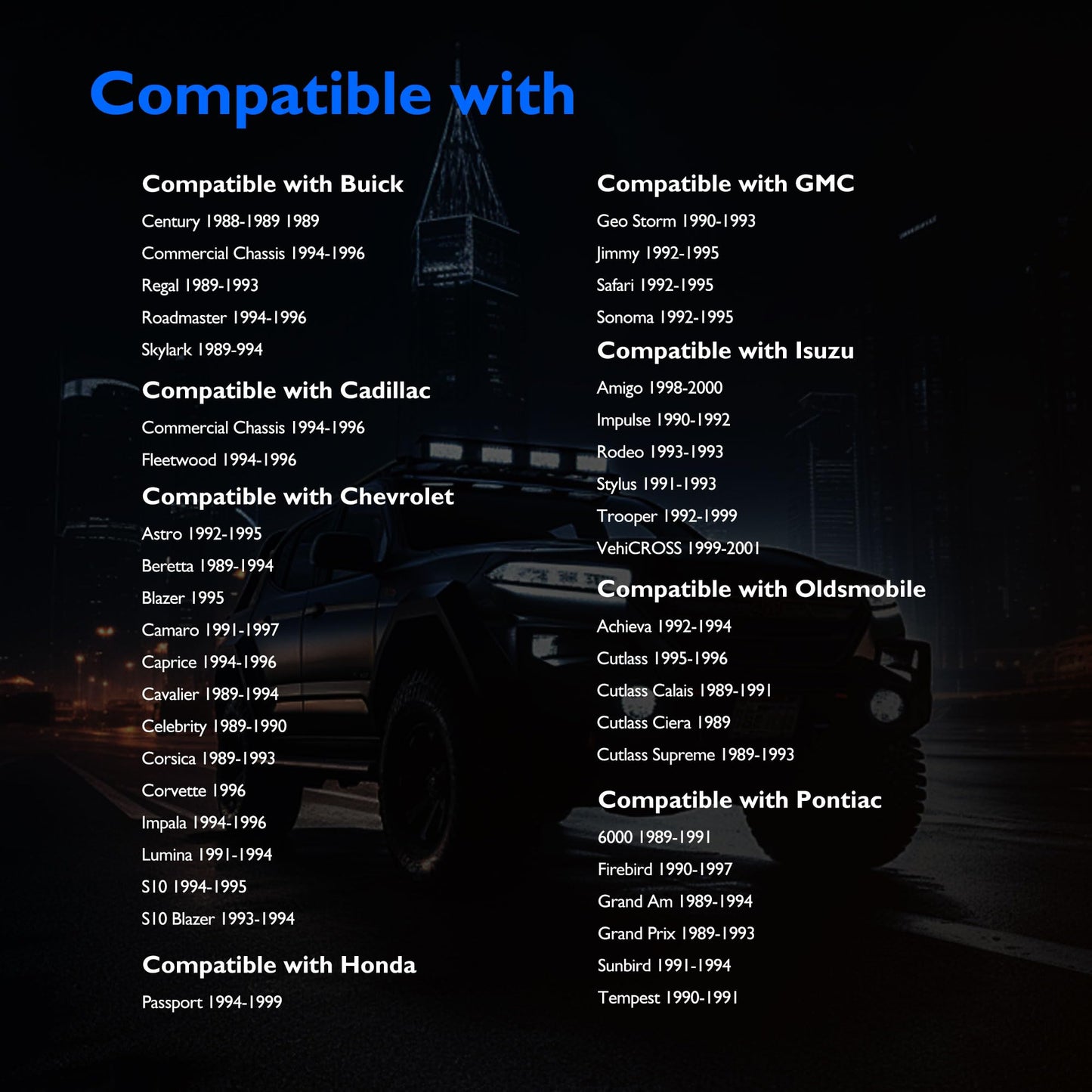 HiSport 213-894 Throttle Position Sensor Compatible with Chevy GMC Caprice Impala1994-1996,Beretta Cavalier S10 1991-1994,Camaro Trooper Firebird 1993-1999 Replacement for TH51 TPS121 5S500