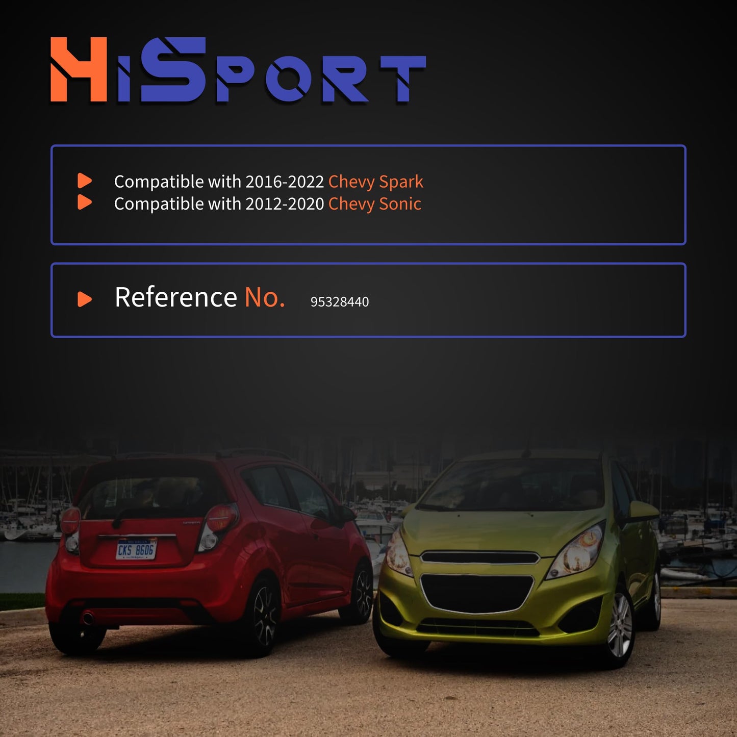 HiSport Driver Side Mirror Control Switch - Compatible with Chevy 2016 2017 2018 2019 2020 2021 2022 Spark 2012 2013 2014 2015 2016 2017 2018 2019 2020 Sonic - Replace 95328440