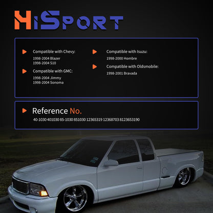 HiSport New Front Windshield Wiper Motor 12368703 - Compatible with Chevy Blazer S10 GMC Jimmy Sonoma Isuzu Hombre Oldsmobile Bravada 1998-2004